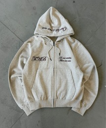 kutir（クティール）の「FEMBROIDERED DESIGN FULL ZIP HOODIE／刺繍デザインフルジップフーディー（パーカー）」