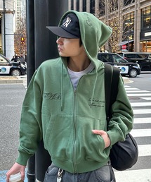 kutir(�N�e�B�[��)��FEMBROIDERED DESIGN FULL ZIP HOODIE�^�h�J�f�U�C���t���W�b�v�t�[�f�B�[(�p�[�J�[)