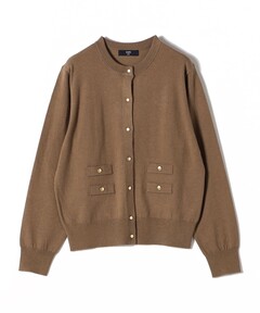 セール】TOMORROWLAND tricot ウールシルクミラノリブ ニットGジャン