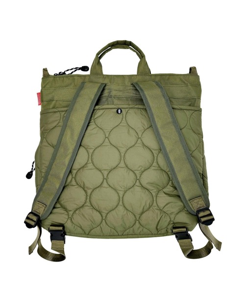 ROOTOTE（ルートート）の「【PEANUTSコミック誕生75周年記念商品】ルートート / IP.セオルー.パフ.Peanuts-0R（バックパック/リュック・レディース・カーキ/ブラック・FREE）」の7枚目の写真