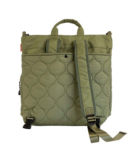 ROOTOTE（ルートート）の「【PEANUTSコミック誕生75周年記念商品】ルートート / IP.セオルー.パフ.Peanuts-0R（バックパック/リュック・レディース・カーキ/ブラック・FREE）」の8枚目の写真