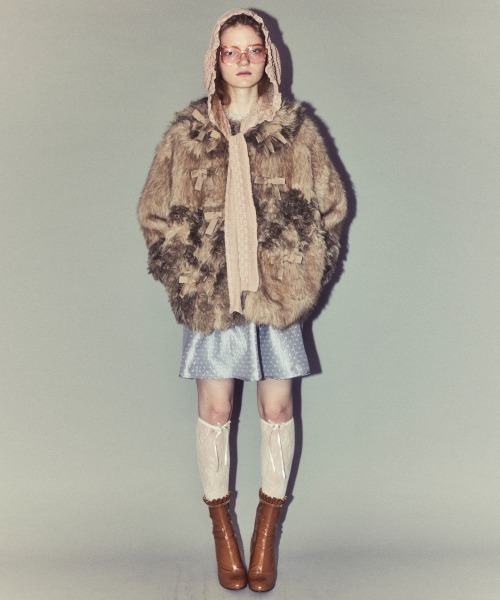 PATCH WORK FUR ジャケット/Candy Stripper PATCH WORK FUR ジャケット（ダウンジャケット/コート）｜Candy