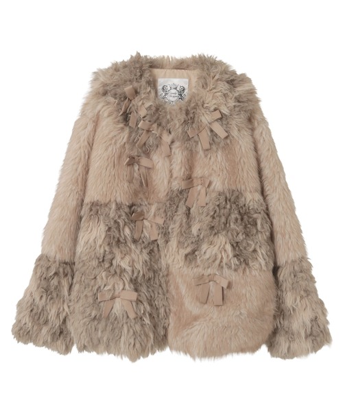 PATCH WORK FUR ジャケット/Candy Stripper PATCH WORK FUR ジャケット（ダウンジャケット/コート）｜Candy