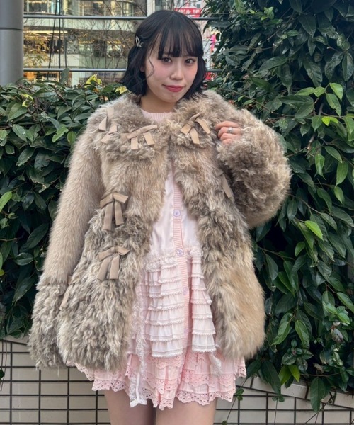 PATCH WORK FUR ジャケット/Candy Stripper PATCH WORK FUR ジャケット（ダウンジャケット/コート）｜Candy