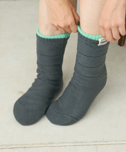 BIRTHDAY BAR（バースデイバー）の「ロブソン3954極厚ボアソックスウォーマー（M）（ソックス/靴下・レディース・ベージュ/グレー・0）」の16枚目の写真