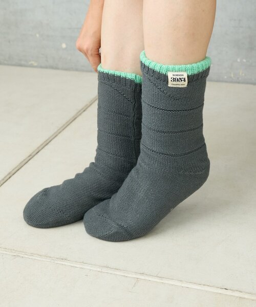 BIRTHDAY BAR（バースデイバー）の「ロブソン3954極厚ボアソックスウォーマー（M）（ソックス/靴下・レディース・ベージュ/グレー・0）」の17枚目の写真