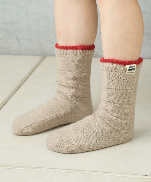 BIRTHDAY BAR（バースデイバー）の「ロブソン3954極厚ボアソックスウォーマー（M）（ソックス/靴下・レディース・ベージュ/グレー・0）」の4枚目の写真
