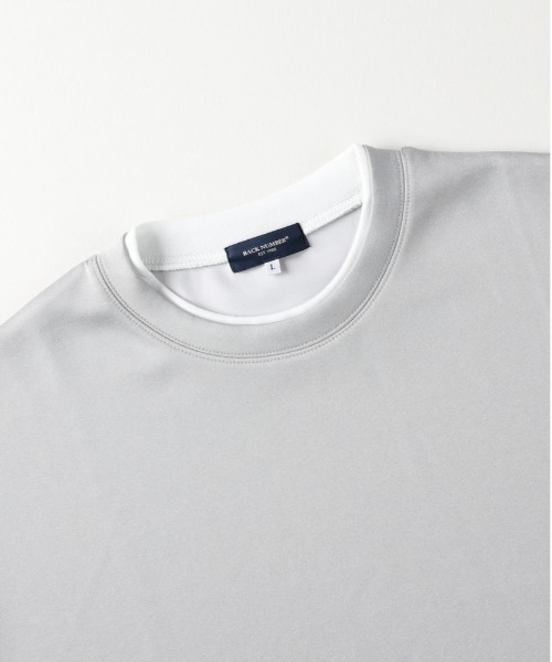BACK NUMBER（バックナンバー）の「BACK NUMBER(バックナンバー)【メンズ】杢ダンボールフェイクレイヤードトップス（Tシャツ/カットソー・メンズ・ライトグレー/ダークグレー/ネイビー・L/XL/M）」の9枚目の写真