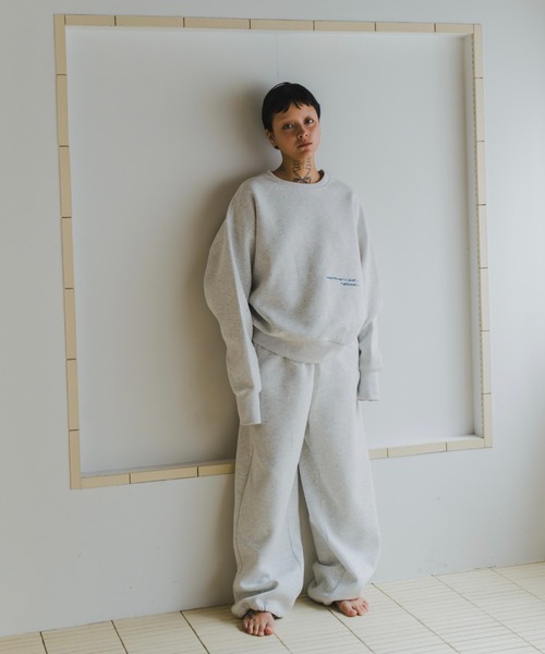 lit（リット）の「Embroidery Loose Sweat（スウェット・レディース・ライトグレー/ブラック/チャコールグレー・FREE）」の4枚目の写真