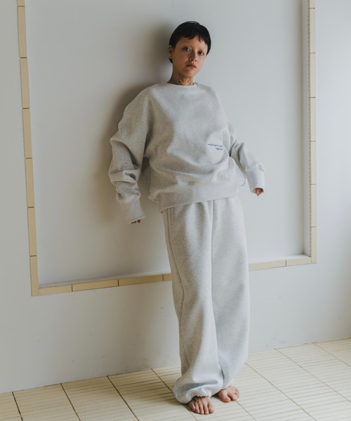 lit（リット）の「Embroidery Loose Sweat（スウェット・レディース・ライトグレー/ブラック/チャコールグレー・FREE）」の11枚目の写真