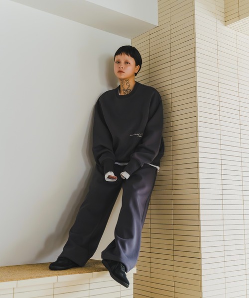 lit（リット）の「Embroidery Loose Sweat（スウェット・レディース・ライトグレー/ブラック/チャコールグレー・FREE）」の13枚目の写真