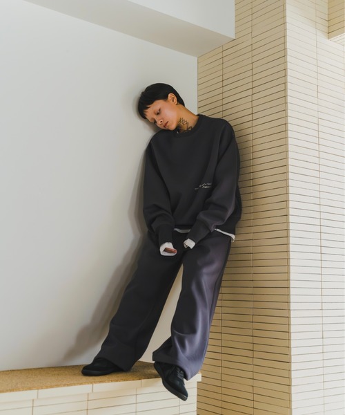 lit（リット）の「Embroidery Loose Sweat（スウェット・レディース・ライトグレー/ブラック/チャコールグレー・FREE）」の14枚目の写真