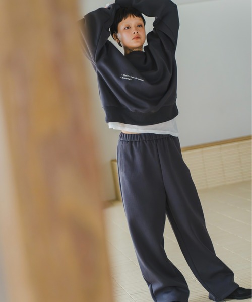 lit（リット）の「Embroidery Loose Sweat（スウェット・レディース・ライトグレー/ブラック/チャコールグレー・FREE）」の15枚目の写真