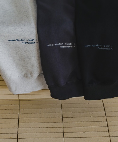 lit（リット）の「Embroidery Loose Sweat（スウェット・レディース・ライトグレー/ブラック/チャコールグレー・FREE）」の17枚目の写真