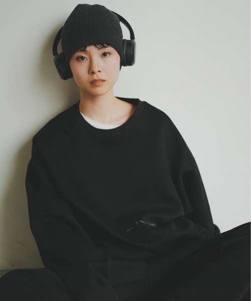 lit（リット）の「Embroidery Loose Sweat（スウェット・レディース・ライトグレー/ブラック/チャコールグレー・FREE）」の19枚目の写真