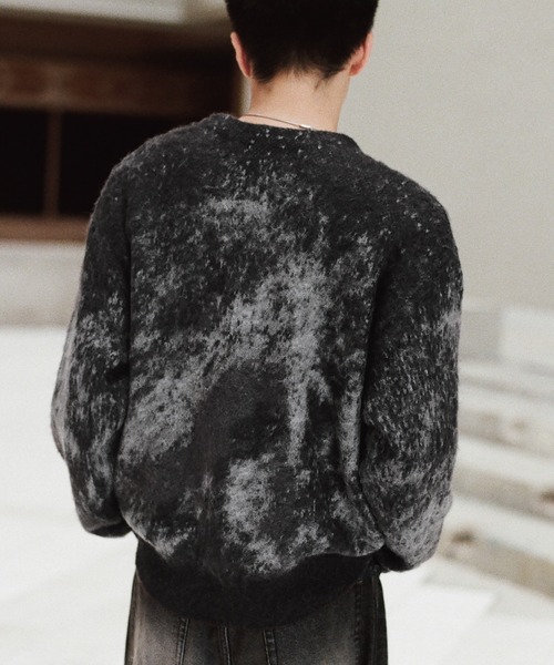 WYM LIDNM(ウィム バイ リドム)の「MOHAIR BLEND JACQUARD SHAGGY CARDIGAN(カーディガン/ボレロ・メンズ・ブラウン系/レッド系/ダークブルー/チャコール・M/S/L)」の21枚目の写真