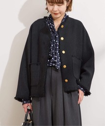 JOURNAL STANDARD ノーカラージャケット 36 ブラック JOURNAL STANDARD ノーカラージャケット 36 ブラック ノーカラー