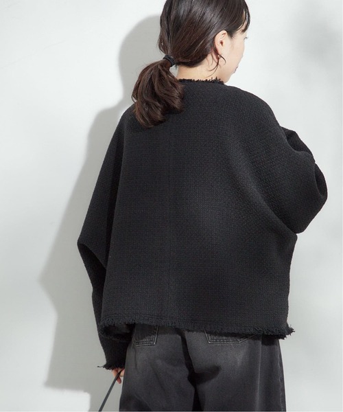 追加3》GIOLICATWEED ドルマンジャケット（ノーカラージャケット