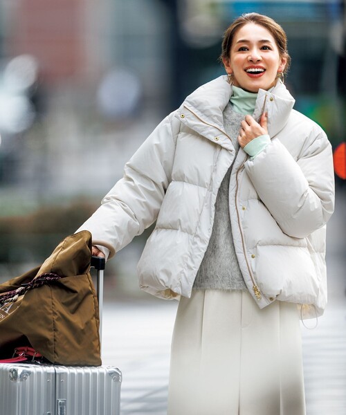 VERY掲載 / 自宅で洗濯OK / 軽量で暖かい】TAIONコラボ ショートダウン