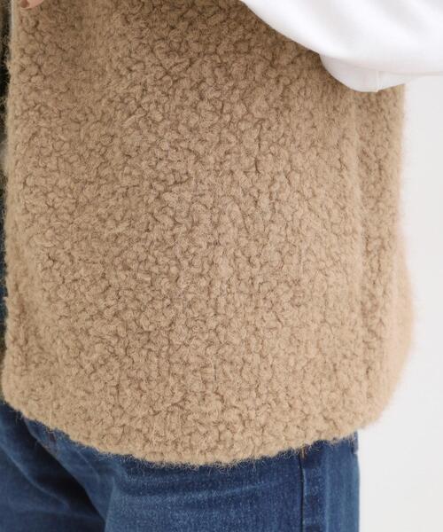 DRESKIP(ドレスキップ)の「ふわふわファーベスト(ベスト・レディース・ベージュ/ブラウン系/チャコールグレー・00)」の22枚目の写真