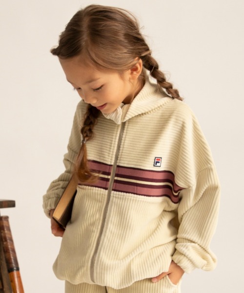 FILA ベージュ ジップアップジャケット セール】【FILA/フィラ別注】ニットコールジャケット（その他アウター