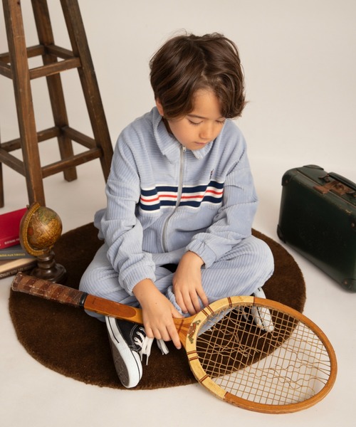 FILA(フィラ)の「【FILA/フィラ別注】ニットコールジャケット(その他アウター・キッズ・ベージュ/ブルー・100/130/150/140/110/120)」の11枚目の写真