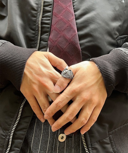 SBG（エスビー）の「インフルエンサー taiyo ×SBG ヴィンテージホースシューリング（リング・メンズ・シルバー・14号/16号/18号/21号/24号）」の11枚目の写真