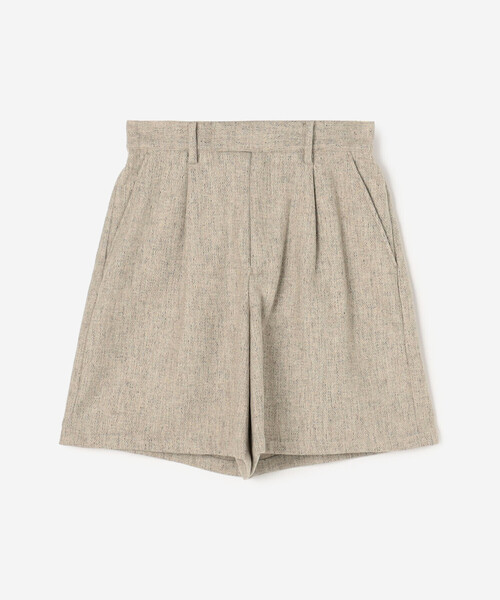 Morris & Sons（モリスアンドサンズ）の「MORRIS & SONS | タックショーツ WOMEN（その他パンツ・レディース・ブラック系その他/ベージュ系その他・0/1）」の2枚目の写真