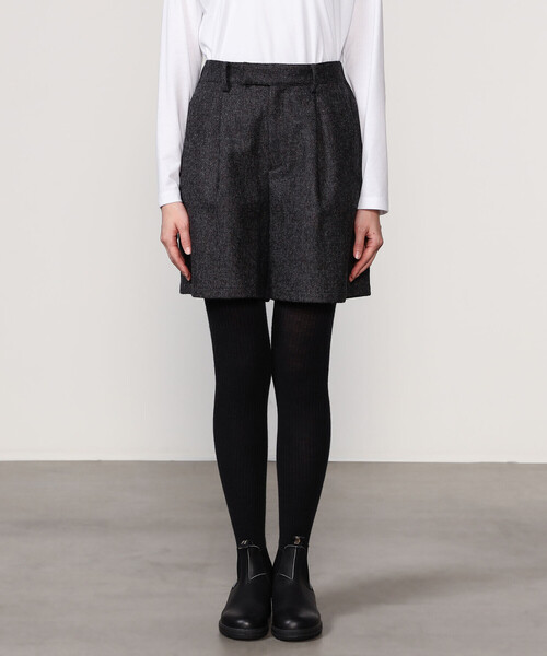 Morris & Sons（モリスアンドサンズ）の「MORRIS & SONS | タックショーツ WOMEN（その他パンツ・レディース・ブラック系その他/ベージュ系その他・0/1）」の9枚目の写真