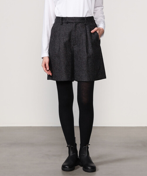 Morris & Sons（モリスアンドサンズ）の「MORRIS & SONS | タックショーツ WOMEN（その他パンツ・レディース・ブラック系その他/ベージュ系その他・0/1）」の12枚目の写真