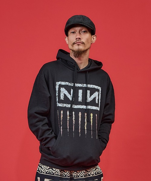 P/O HOODIE NIN “DOWNWARD SPIRAL”/プルオーヴァー フーディ― ナイン