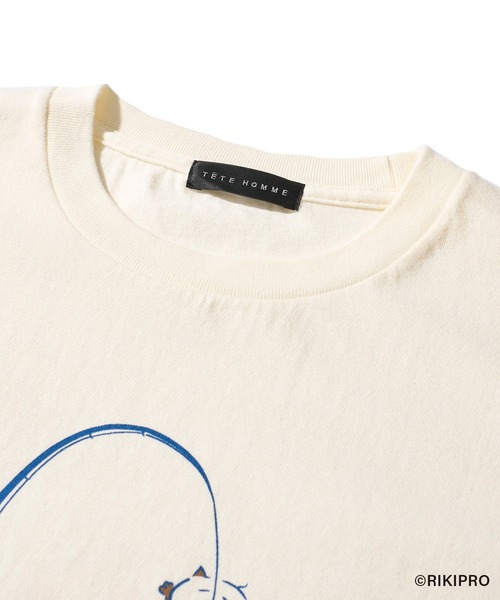 TETE HOMME(テットオム)の「【ゆる~い長州さん】釣りTシャツ(Tシャツ/カットソー・メンズ・ブラック/ホワイト・MEDIUM/LARGE)」の7枚目の写真