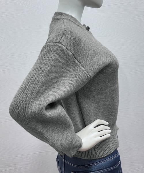 Miniministore(ミニミニストア)の「韓国風トグルボタンニットカーディガン秋冬(カーディガン/ボレロ・レディース・アイボリー/グレー/ピンク/ライトブルー/ライトイエロー・FREE)」の15枚目の写真