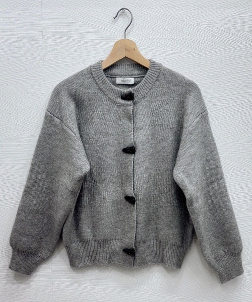 Miniministore(ミニミニストア)の「韓国風トグルボタンニットカーディガン秋冬(カーディガン/ボレロ・レディース・アイボリー/グレー/ピンク/ライトブルー/ライトイエロー・FREE)」の18枚目の写真