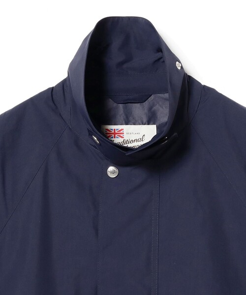 BEAMS F（ビームスエフ）の「Traditional Weatherwear / ELTON ポリエステル フィールドコート（その他アウター・メンズ・ネイビー/ベージュ・38/36）」の14枚目の写真