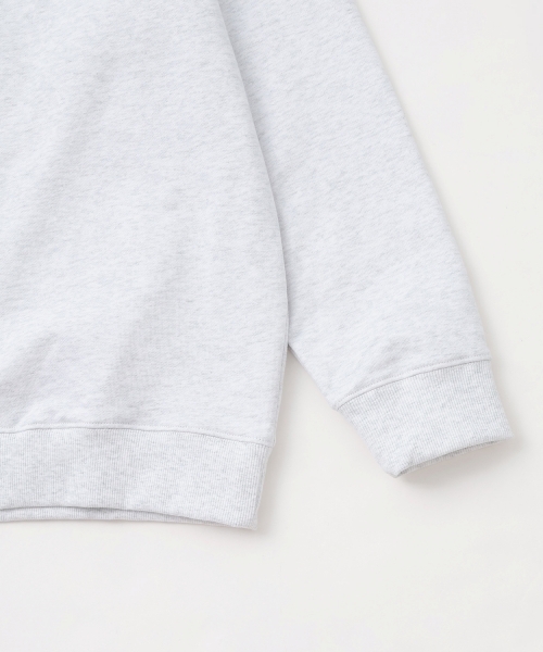 GLAZOS（グラソス）の「【GLSW.】ヘビーウエイト裏毛・アソートワンポイント刺しゅうトレーナー（スウェット・キッズ・ブラック/ライトグレー/ネイビー・L/LL/M）」の12枚目の写真