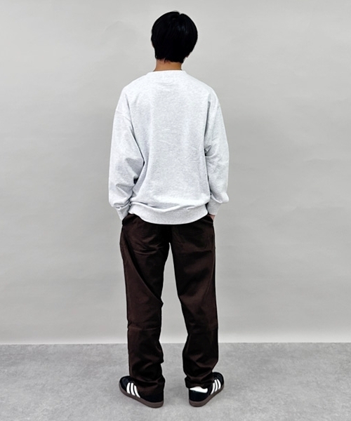 GLAZOS（グラソス）の「【GLSW.】ヘビーウエイト裏毛・アソートワンポイント刺しゅうトレーナー（スウェット・キッズ・ブラック/ライトグレー/ネイビー・L/LL/M）」の5枚目の写真