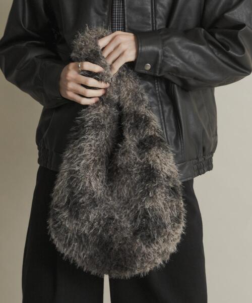 SENSE OF PLACE by URBAN RESEARCH（センスオブプレイスバイアーバンリサーチ）の「マーブルファートートバッグ（トートバッグ・メンズ・アイボリー/グレー・ONE）」の3枚目の写真