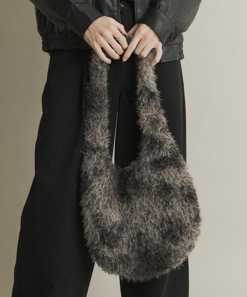 SENSE OF PLACE by URBAN RESEARCH（センスオブプレイスバイアーバンリサーチ）の「マーブルファートートバッグ（トートバッグ・メンズ・アイボリー/グレー・ONE）」の4枚目の写真