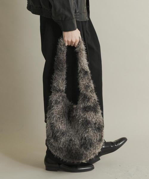 SENSE OF PLACE by URBAN RESEARCH（センスオブプレイスバイアーバンリサーチ）の「マーブルファートートバッグ（トートバッグ・メンズ・アイボリー/グレー・ONE）」の7枚目の写真