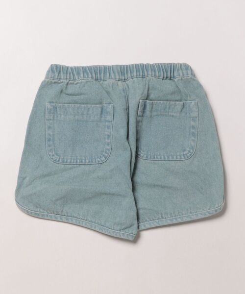 ROXY（ロキシー）の「MINI BRING/ロキシーキッズウエストゴムデニムショートパンツ（デニムパンツ・キッズ・ミント・130/140/150）」の2枚目の写真