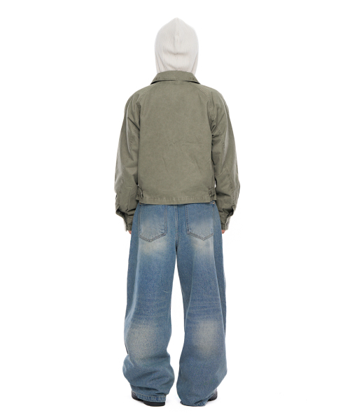 AAKAM(アーカム)の「Biker Denim Pants (Blue)(デニムパンツ・レディース・その他・1/2)」の9枚目の写真