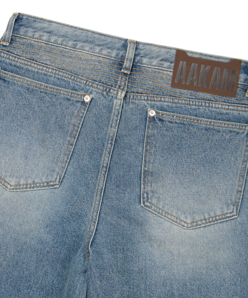 AAKAM(アーカム)の「Biker Denim Pants (Blue)(デニムパンツ・レディース・その他・1/2)」の14枚目の写真