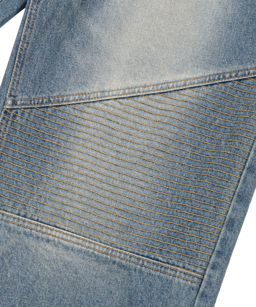 AAKAM(アーカム)の「Biker Denim Pants (Blue)(デニムパンツ・レディース・その他・1/2)」の12枚目の写真
