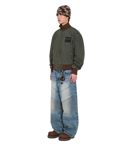 AAKAM(アーカム)の「Biker Denim Pants (Blue)(デニムパンツ・レディース・その他・1/2)」の10枚目の写真