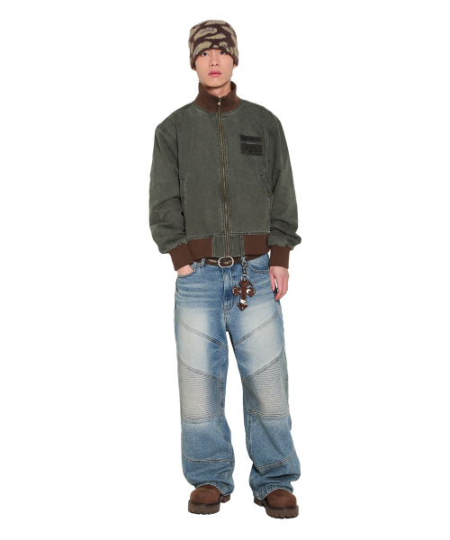 AAKAM(アーカム)の「Biker Denim Pants (Blue)(デニムパンツ・レディース・その他・1/2)」の18枚目の写真
