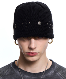 RSSC（アールエスエスシー）の「SUNBURST RIVET KNIT BEANIE - BLACK（ニットキャップ/ビーニー）」