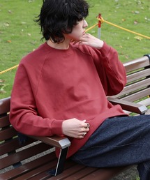 NAKER（ネイカー）の「裏毛ドローコードラグランスウェットプルオーバー（スウェット）」