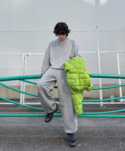 NAKER(ネイカー)の「裏毛ドローコードラグランスウェットプルオーバー(スウェット・メンズ・レッド/ネイビー/グレー/ネイビー系/ブラック・M/L/XL/S)」の16枚目の写真