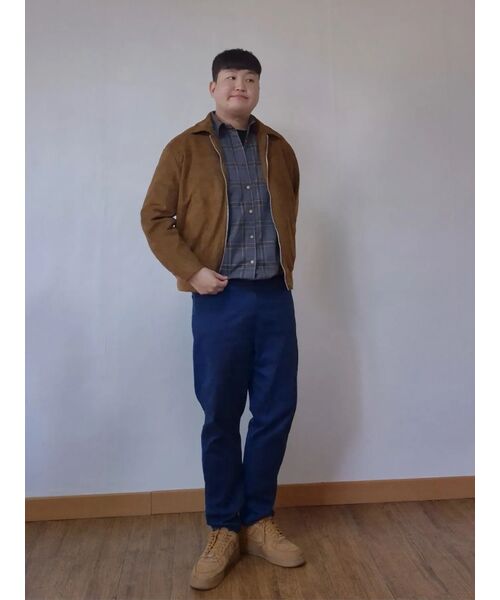 MUSINSA STANDARD（ムシンサスタンダード）の「ヘビーポンテリラックスクルーネック長袖Tシャツ[ブラック]（Tシャツ/カットソー・メンズ・その他・LARGE/X-LARGE/XX-LARGE/XXX-LARGE/SMALL/MEDIUM）」の7枚目の写真